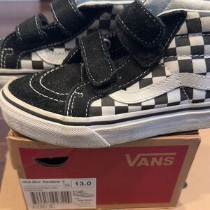 Vans Checkered High-Top Sneakers